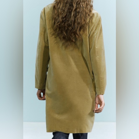 ZARA VELVET COAT ZW COLLECTION - Picture 5 of 16